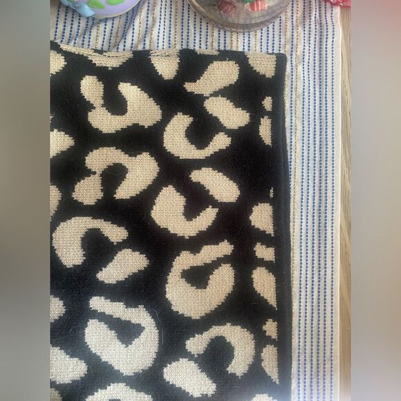 FARM Rio Leopard Pattern Sweater Dress High Neck Multicolored Sz L NWT - Picture 13 of 17